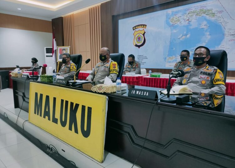 Kapolda Maluku meminta jajarannya mengawasi distribusi minyak tanah di Maluku menyusul adanya kelangkaan dan harga di atas HET Foto : Humas Polda Maluku