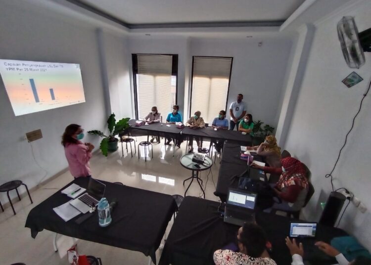 Yayasan Pelangi Maluku (YPM) menggelar Casecade bersama sejumlah perwakilan instansi Kesehatan Kota Ambon, Jumat (9/4/2021) di Terascoffee Kawasan Soabali Kota Ambon