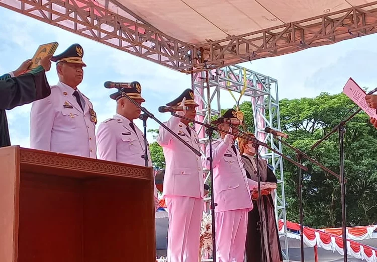 Pelantikan 4 penjabat kepala daerah di Maluku