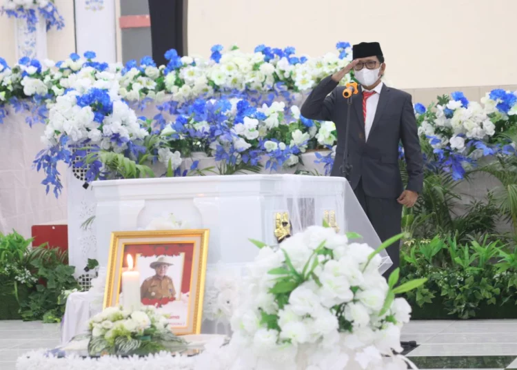 Upacara Pelepasan jenazah almarhum Plt Kadis Pariwisata Maluku