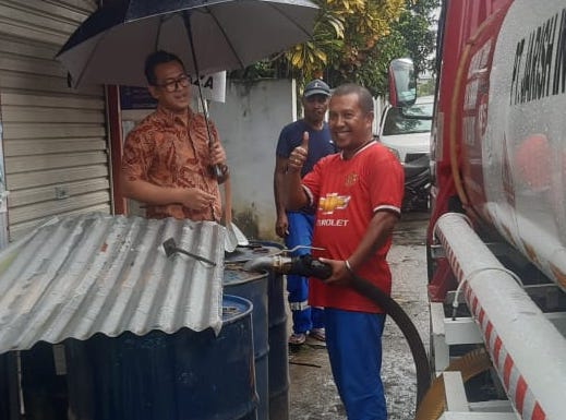 Dinas ESDM Maluku Pantau Distribusi BBM ke sejumlah agen (Foto : Dok Dinas ESDM)