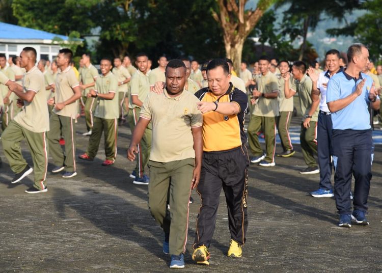 Olahraga bersama TNI Polri Pemda