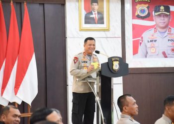 Personil Polda Maluku Latihan Identifikasi Korban Bencana yang Susah Dikenali