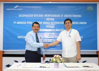 Kejati Maluku Teken Kerjasama dengan Angkasa Pura 1