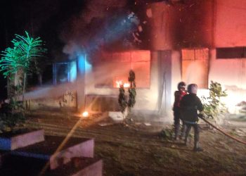 Ruang Akademik FKIP Unpatti Ambon Terbakar, Polisi: Diduga Korsleting Listrik