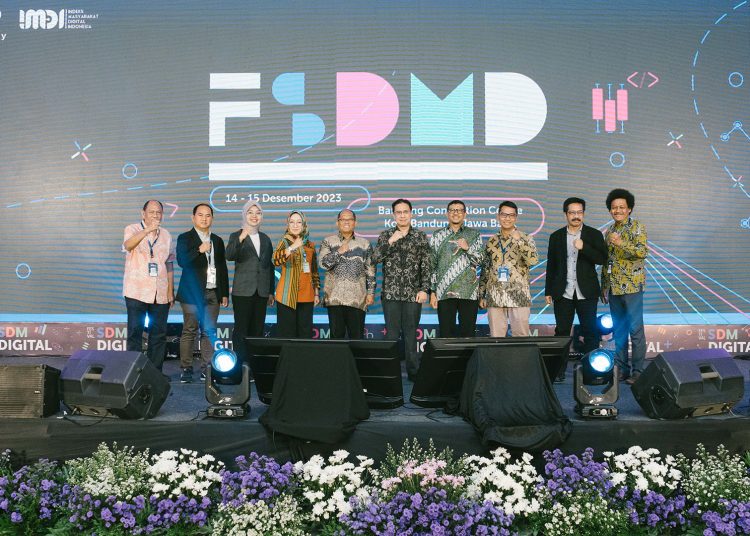 Pengembangan SDM Kominfo, Kementerian Komunikasi dan Informatika, menggelar Festival SDM Digital tahun 2023 di Bandung Convention Center, Kota Bandung, Jawa Barat, 14 hingga 15 Desember 2023. FOTO : ISTIMEWA.