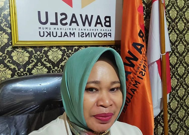Koordinator Divisi Penanganan Pelanggaran dan Data Informasi Bawaslu Provinsi Maluku, Astuti Usman. (Foto: Istimewa)