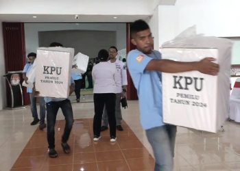 KPU Kota Ambon Distribusi Logistik Pemilu di Tiga Kecamatan Ini