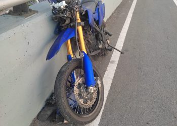 Tabrak Pembatas JMP Ambon Pengendara Motor Trail Tewas