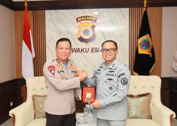 Kapolda Maluku Terima Kunjungan Sestama Bakamla RI