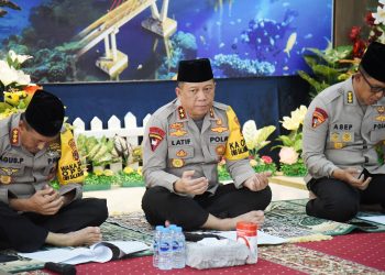 Sambut Ramadan 1445 H, Kapolda Maluku Pengajian Bersama Anggota