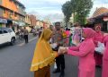 Polsek KPYS Bagi Takjil dan Buka Puasa Bersama