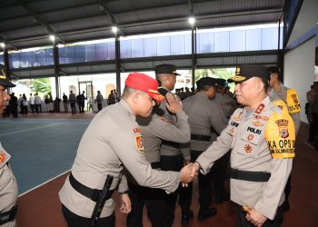 Kapolda Sampaikan Mohon Maaf Lahir Batin saat Apel Perdana dan Halalbihalal