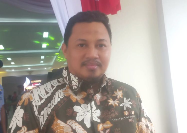 Wakil Ketua DPRD Provinsi Maluku, Abdul Asis Sangkala saat ditemui usai peringatan syukuran HUT ke 67 Kodam XV/Pattimura di Baileo Slamet Riyadi, Korem 151 Binaiya, Kota Ambon, Senin (27/5/2024). (Foto: AmbonKita.com)