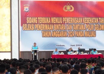 777 Calon Anggota Polri di Maluku Melaju ke Tahap Rikkes Dua