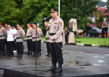Apel Gabungan Personel Polda Maluku, Kapolda: Tingkatkan Kinerja Layani Masyarakat