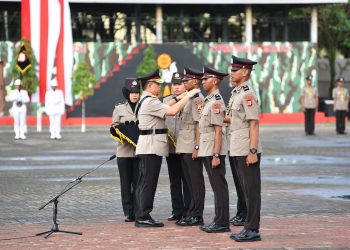 89 Siswa Bintara Polri Polda Maluku Dilantik