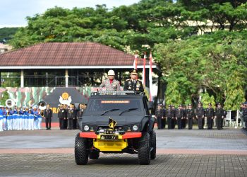 Kapolda Sampaikan Permohonan Maaf ke Masyarakat saat Pimpin Upacara Peringatan HUT ke 78 Bhayangkara