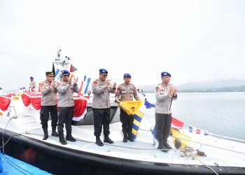 Kapolda Resmikan Kapal Polisi XVI-2018: Jaga Keamanan Maluku