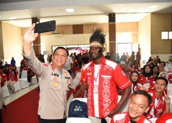 KKN Kebangsaan XII, Kapolda Maluku Sapa Mahasiswa se Indonesia