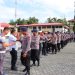 Pasca Bentrok Brimob dan Polres Tual Gelar Apel Gabungan