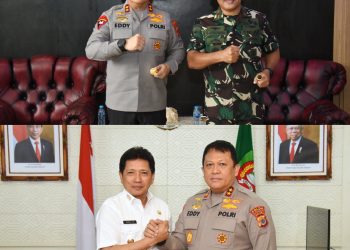 Awali Tugas Kapolda Silaturahmi ke Danlantamal IX dan Pj Gubernur Maluku