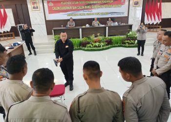 Polda Maluku Tingkatkan Kemampuan Personel Pengamanan Paslon Gubernur & Wakil Gubernur