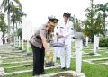 Lantamal IX Gelar Ziarah di TMP Ambon, Wakapolda: Selamat HUT ke-79 TNI AL
