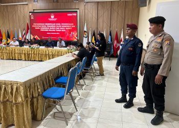 Penyampaian Hasil Rikes Paslon Kepala Daerah di Maluku Berjalan Aman