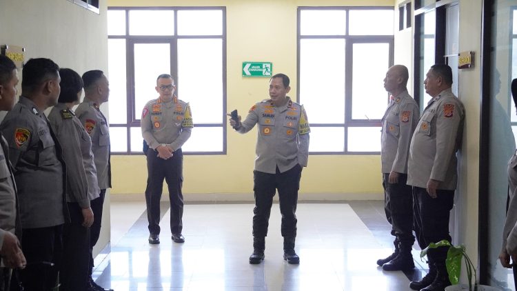 Sidak Satker Polda Maluku, Ini Penekanan Wakapolda