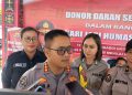 Bantu Masyarakat, Humas Polda Maluku Gelar Aksi Donor Darah