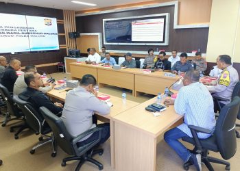 Rakor Kesiapan Pengamanan Debat Pilkada Maluku