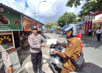 Satgas Preemtif OMP Salawaku Ajak Warga Jaga Kamtibmas Jelang Pilkada