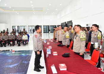 Kapolda Ingatkan Personel Satgas OMP Amankan Debat Perdana Calon Gubernur dengan Baik