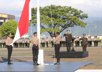 Peringatan Hari Sumpah Pemuda, Wakapolda Maluku Sampaikan Amanat Menpora