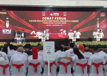 Debat Kedua Pilkada Kota Ambon, Ketua KPU: Masyarakat Silahkan Menilai Siapa yang Layak