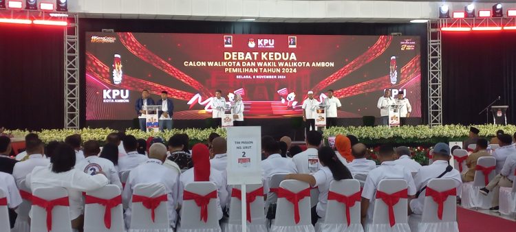 Debat Kedua Pilkada Kota Ambon, Ketua KPU: Masyarakat Silahkan Menilai Siapa yang Layak