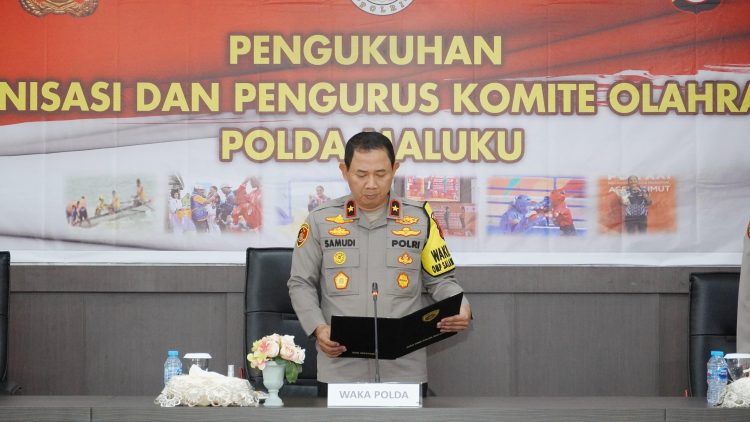 Komite Olahraga Polda Maluku Diminta Tingkatkan Kualitas SDM yang Unggul Menuju Polri Presisi