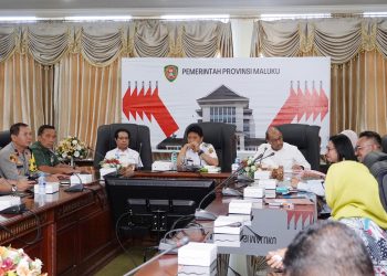 Rapat dengan Anggota DPD RI, Wakapolda Maluku Paparkan Peran dan Kontribusi Polri dalam Asta Cita Presiden