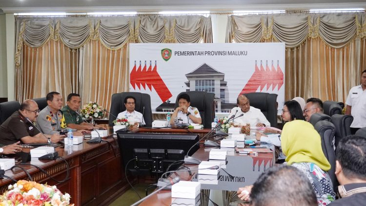 Rapat dengan Anggota DPD RI, Wakapolda Maluku Paparkan Peran dan Kontribusi Polri dalam Asta Cita Presiden