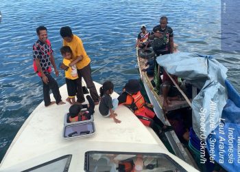 Mesin Mati, Tim SAR Dobo Selamatkan 27 Penumpang Kapal Tujuan Desa Sabrihijau