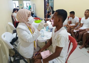 70 Peserta Seleksi Bakomsus Polri Panda Maluku Tes Kesehatan Pertama