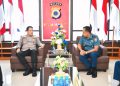 Kapolda Maluku dan Danguspurla Koarmada III Bicara Perkuatan Sinergi Keamanan Perairan Strategis
