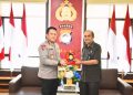 Kapolda Maluku dan Ketua Pengadilan Tinggi Ambon Bahas Sinergitas Penegakan Hukum