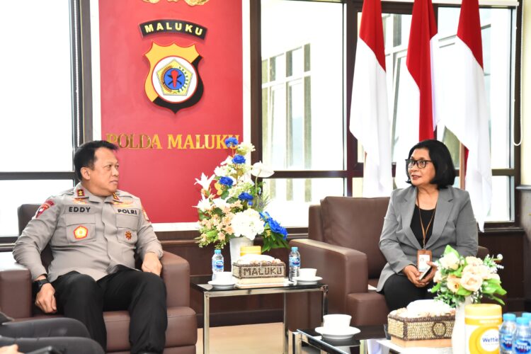 Ini Kata Kapolda saat Terima Kunjungan Kepala BPS Maluku