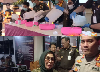 2,1 Ton Miras Tradisional Hasil Sitaan di Ambon Dimusnahkan Polisi