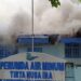 Kantor PDAM Maluku Tengah Ludes Terbakar