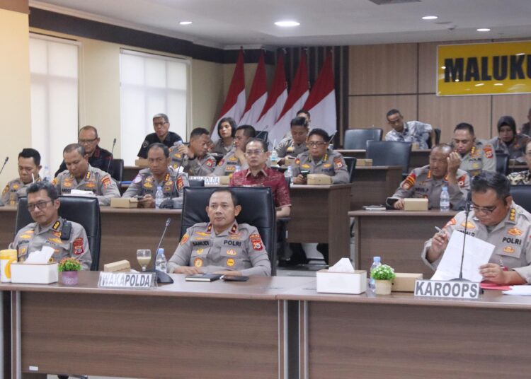Ini Arahan Kapolri yang Diikuti Wakapolda Maluku