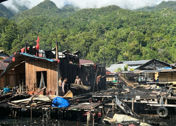 Dua Rumah Warga Sawai Terbakar Diduga Akibat Ulah OGDJ