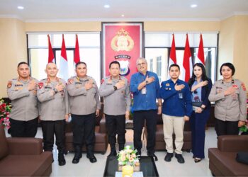 Kapolda Maluku Terima Pimpinan Bank Mandiri Ambon